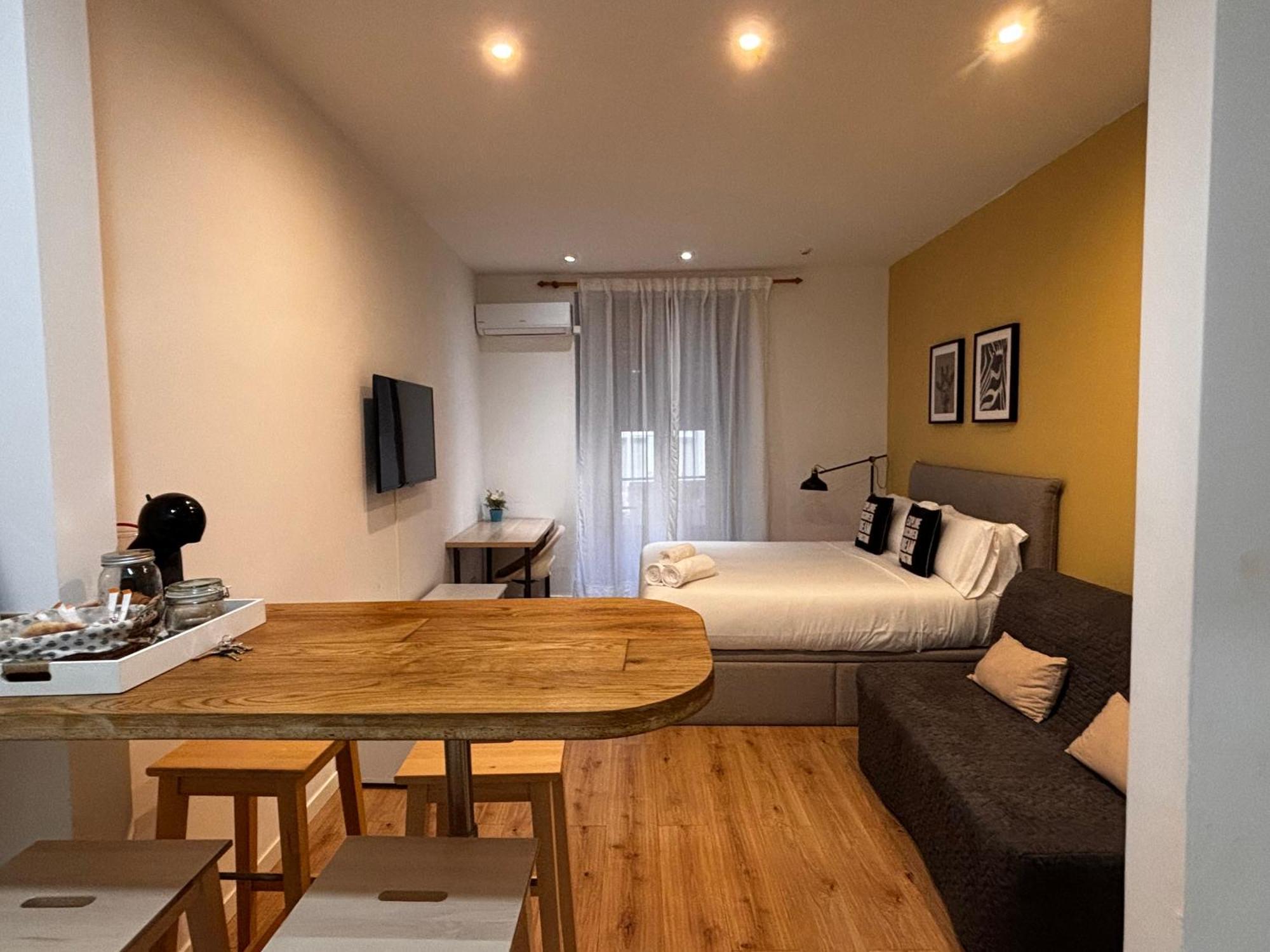 Gran Via Chueca Apartamentos Noxi Madrid Kamer foto